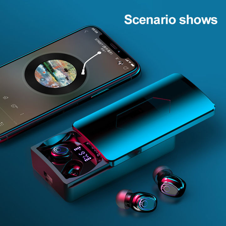 TWS Bluetooth Headset 10000mAh Charging Box Wireless 9D Stereo - Main Image