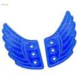 4xKids Foils Shoes Sneaker Angel Wings Shoes Accessories Blue. 
