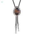 Crown Bolo Tie, Necktie American Necklace for Birthday Men/Women.