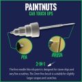 Car Paint Two-in-One (White) Scratch Repair, Automotive Touch Up Paint Pen with Instruction Manual, Quick and Easy.