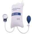 Infusion Pump Pressure Bag 500Ml with Gauge and Hand Pump Ball Reusable Pressure Infusion Bag. 