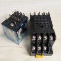 AC 220V 14-Pin Electromagnetic Relay with PTF14A Socket Base. 