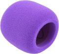 2 Ps Microphone Cover Sponge Foam Mic Cover Handheld Microphone Windscreen Shield Protection Micro Foam Filter Purple 60*40*35mm. 