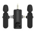 K15 upgraded version of the new private model wireless lavalier microphone 3-in-1 bluetooth Douyin mobile phone live microphone.