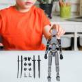 3D Printed Action Figure 30cm with Interchangeable Hands Movable Action Figure for Photographing. 
