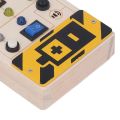 LED Light Switch Toy, Portable Color Recognition Light Up Sensory Board Small Educational Noiseless for Travel.