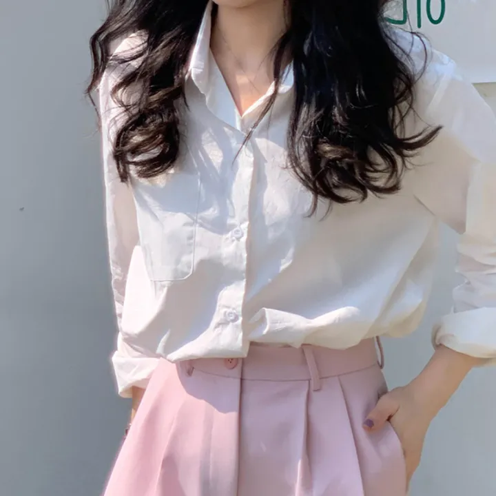 Rose%20Red%20Shirt%20for%20Women%202024%20Early%20Spring%20Clothes%20New%20Spring%20and%20Autumn%20Mature%20Adult%20Lady%20like%20Woman%20Pitaya%20Color%20Top%20French%20Shirt%20-%20Image%202
