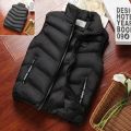 New Winter Vest Jacket Men Puffer Sleeveless Coat Men Solid Color Down Jacket Winter Warm Waistcoat Outwear Windbreaker Clothing. 