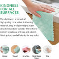 5/10/20 microfiber towels absorbent kitchen cleaning cloth non-stick oil dish towel dishcloth tableware household cleaning towel.