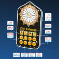 Night Light Wall Arabic Kuran Speaker for Prayer(UK Plug).