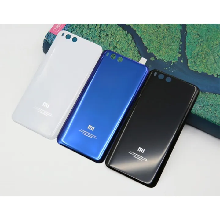 Backsheel for Mi 6 Replacement Back Battery Cover For Xiaomi Mi 6 Back Rear Glass Case