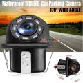 Full Kit 8 Sensors-Blue Sensors-Koorinwoo Car Parking Sensor 5 Inch Mirror Monitor rear view Camera + Front Fort Cam IR Night Vision Alarm System Car Parktronic. 