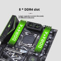 South China Gold Medal X99F8 Motherboard CPU Set DDR4 Memory Multi desktop E5 2666/2678/2680v3。. 