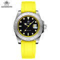 ADDIESDIVE AD2040 TOP Brand Men Watch Calendar Display Luminous 20Bar Diver Quartz Rubber Silicone Quartz Watch Reloj Hombre. 