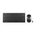 KM901 Keyboard Mouse Combo 2.4G Wireless 78 Key Mini Keyboard and Mouse Set Portable Office Combo. 