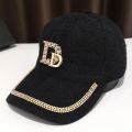 DYLAOPAN2021 Letter D Baseball Cap Women rhinestone trend cotton bling Cap snapback hip hop cap UV protection Hat Women's Cap. 