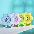 1PC Lovely Premium Colorful Flower Shape Creative Bedside Clock Alarm Clock Desktop Decoration for Kids Students Ramdon Color.