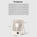 Remax RS-ZF03 Ultra Slim Rechargable Desktop Fan - White. 
