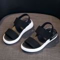 Student Sandals Women's Summer New Flat Beach Shoes Fashion All-Match Elastic Sneakers Casual Fairy Style Women's Shoes. 