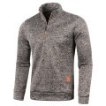 Winter Men's Fleece Thicker Sweater Coat Half Zipper Turtleneck Warm Pullover Quality Male Slim Knitted Wool Sweaters 4XL. 