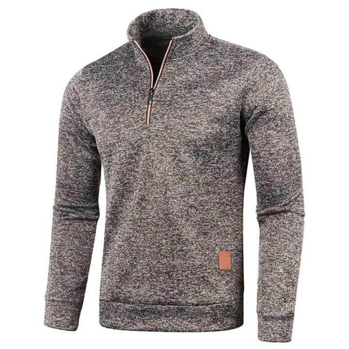 Winter%20Men's%20Fleece%20Thicker%20Sweater%20Coat%20Half%20Zipper%20Turtleneck%20Warm%20Pullover%20Quality%20Male%20Slim%20Knitted%20Wool%20Sweaters%204XL%20-%20Image%205