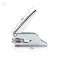 Embosser Stamp Desktop Stamp Multifunction Manual Press Stainless Steel for Wedding Invitation. 