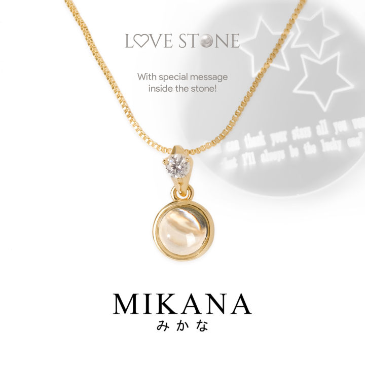 Mikana%20Valentines%20Love%20Stone%2018k%20Gold%20Plated%20Projector%20Pendant%20Necklace%20Collection%20Accessories%20For%20Women%20fashion%20korean%20free%20shipping%20sale%20japanese%20lovestone%20gift%20box%20-%20Image%205