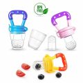 1pcs Baby Vegetable & Fruit Feeding Silicone Pacifier 10m+ Multicolor. 