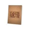 Papertree Vintage A5 Notebook Sketchbook Drawing Sketchpad My Attitude Perfect for Graphite Colour Pastel and Charcoal Art. 