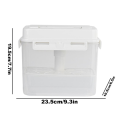 Pickle Container Rectangle Food Fermentation Storage Box for Home Kitchen Jar Airtight Pickle Press Keeper with Handle A. 