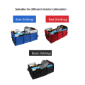 NAMUNY Car Trunk Storage Multifunction Collapsible Folding Mesh Insulation Storage Box Storage Stowing Tidying Box Red.