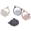 1pc Universal Cat Ear Cute Finger Ring Holder 360 Degree Rotate Metal Mobile Phone Stand For All Phone. 