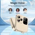 i16 Pro Mini Fold Mobile Phone Dual SIM Card FM Radio Vibration Magic Voice Blacklist Speed Dial 1.77''Screen Square Phone. 