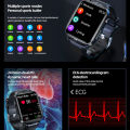 TK11P Smart Watch Fitness Tracker IP68 Waterproof 1.83-inch Screen With ECG Blood Oxygen Blood Pressure Sleep Monitor Outdoor Sport Watches For Phone Laptop Tablet.