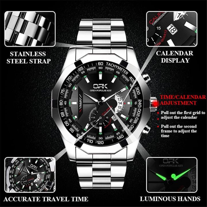 Big%20Face%20Dial%2046MM%20Wrist%20Watch%20for%20Men%20Steel%20Bracelet%20Waterproof%20Military%20Sports%20Male%20Quartz%20Wristwatches%20-%20Image%204