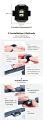 Hot Universal LED Anti-collision Warning Light Bicycle Tail Light Bike Helmet Light Mini Signal Light Drone with Strobe Light 7 Colors. 