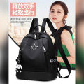 2020 Women's Large-capacity Backpack Waterproof Oxford Cloth Backpack Fashion Students School Bag Solid Color. 