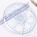 2X Multifunctional Geometric Ruler, Multifunctional Drawing Universal Ruler, Geometric Drawing Template Measuring Tool.