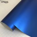 【Mary DAI Store】50x200 CM Blue Metallic Chrome Vinyl Film Car Sticker For Car Wrap Foil With Bubble Free.
