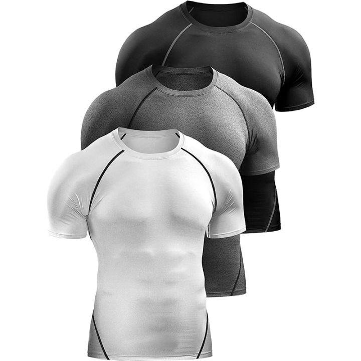 2023%20Compression%20T%20Shirt%20Men%20Summer%20Sportswear%20Running%20T-shirt%20Elastic%20Quick%20Dry%20Sport%20Tops%20Tee%20Athletic%20Gym%20Workout%20Shirts%20Men%20-%20Image%202