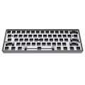 Skyloong GK61 Lite Keyboard Barebone 61 keys 60% Gasket RGB Hot-swappable Wired Mechanical Keyboard DIY Kit - Black.