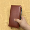 (New) portable multifunction PU leather mall notebook pocket A6 planner daily memo mini note book buine office work notepad.