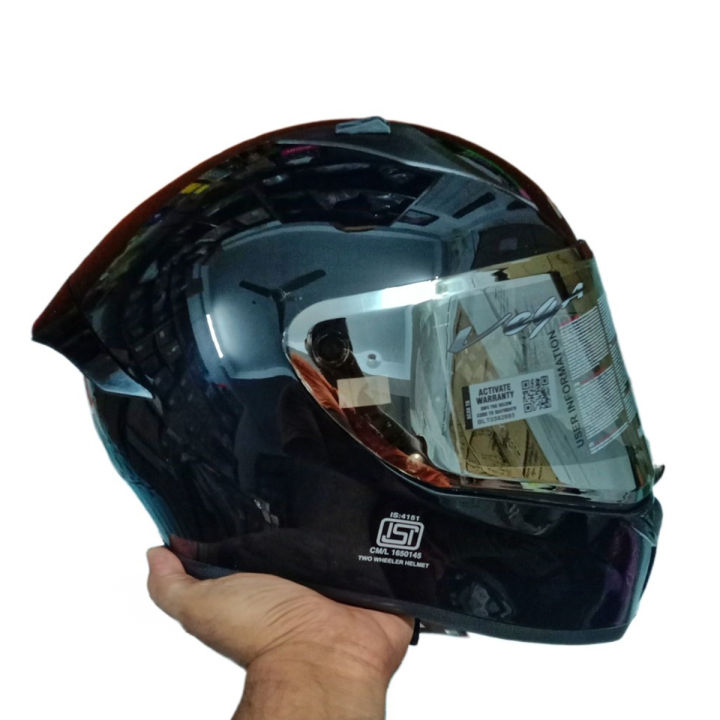Bolt%20Bunny%20with%20Dual%20Certification%20Glossy%20Black%20FullFace%20Helmet%20-%20Image%204
