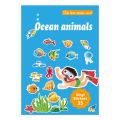 Kids Baby Early Learning Educational Toys Cartoon Zoo Sea Animals Creation Sticker Book. 
