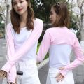 Ultra-thin Shawl Arm Sleeve Ice Silk Long Gloves Breathable Sunscreen Anti-ultraviolet Ice Gloves Outdoor Sports Arm Sleeves.