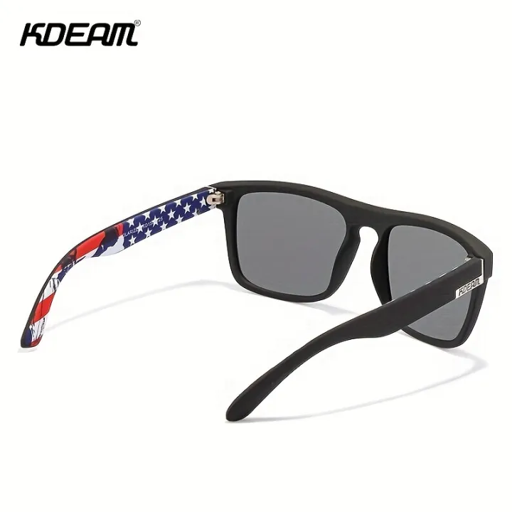 KDEAM%20Men's%20Classic%20Square%20Polarized%20Sunglasses,%20Outdoor%20Sports%20Fishing%20Driving,%20Electroplated%20Reflective%20Film,%20High-quality%20Metal%20Hinges,%20Metal%203D%20Logo,%20Ideal%20choice%20for%20Gifts%20-%20Image%205