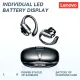 New Lenovo XT80 True Wireless Bluetooth 5.3 Earphones with Mic Button Control Power Display Noise Reduction Earhooks Waterproof Headset. 