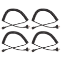 4X 8 Pin Replacement Speaker Mic Cable Microphone Cord for TK-868G TK-768G TK-862G TK-762G TM-271A TM-471A.