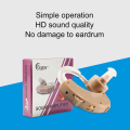 Hearing-aid Portable Ear Mounted Amplifying Hearing Aid Clear Sound Quality Sound Amplifier Single Key Operation - Bix super shop.
