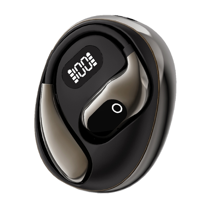 Translator Earbuds Wireless Bluetooth 5.4 Headphones AI Time Language Translation Two-Way Device Black